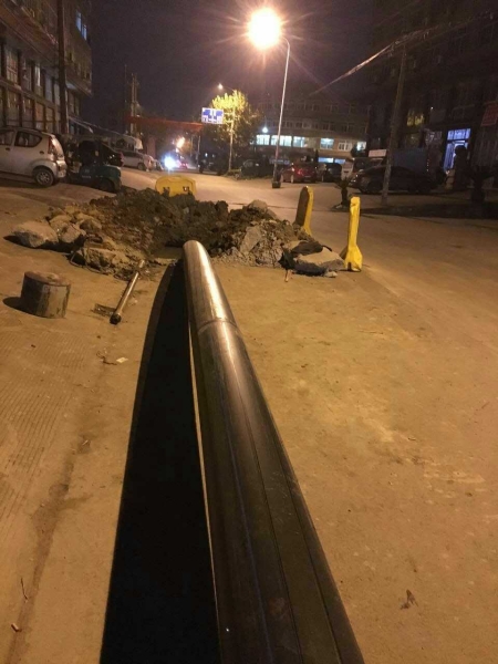 青海省西宁市燃气管道拖管施工案例